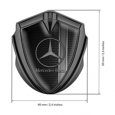 Mercedes Benz Self Adhesive Bodyside Emblem Graphite Dark Carbon Grey Stripe