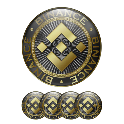 Binance Coin Crypto Currencies Stickers Silicone