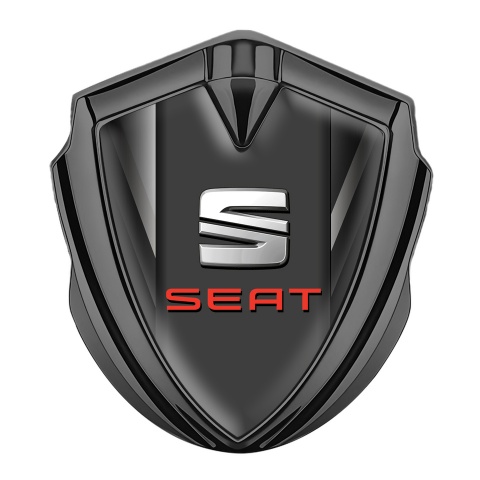 Seat Self Adhesive Bodyside Emblem Graphite Grey Bars Red Edition