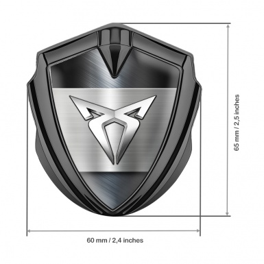 Seat Cupra Self Adhesive Bodyside Emblem Graphite Steel Sheet Variant