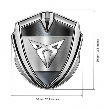 Seat Cupra Self Adhesive Bodyside Emblem Silver Steel Sheet Variant