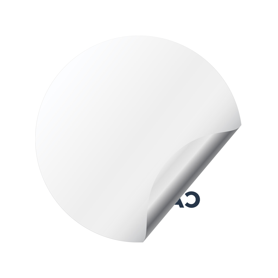 Cardano ADA Crypto Silicone 3D Stickers White Grey | Crypto Domed ...