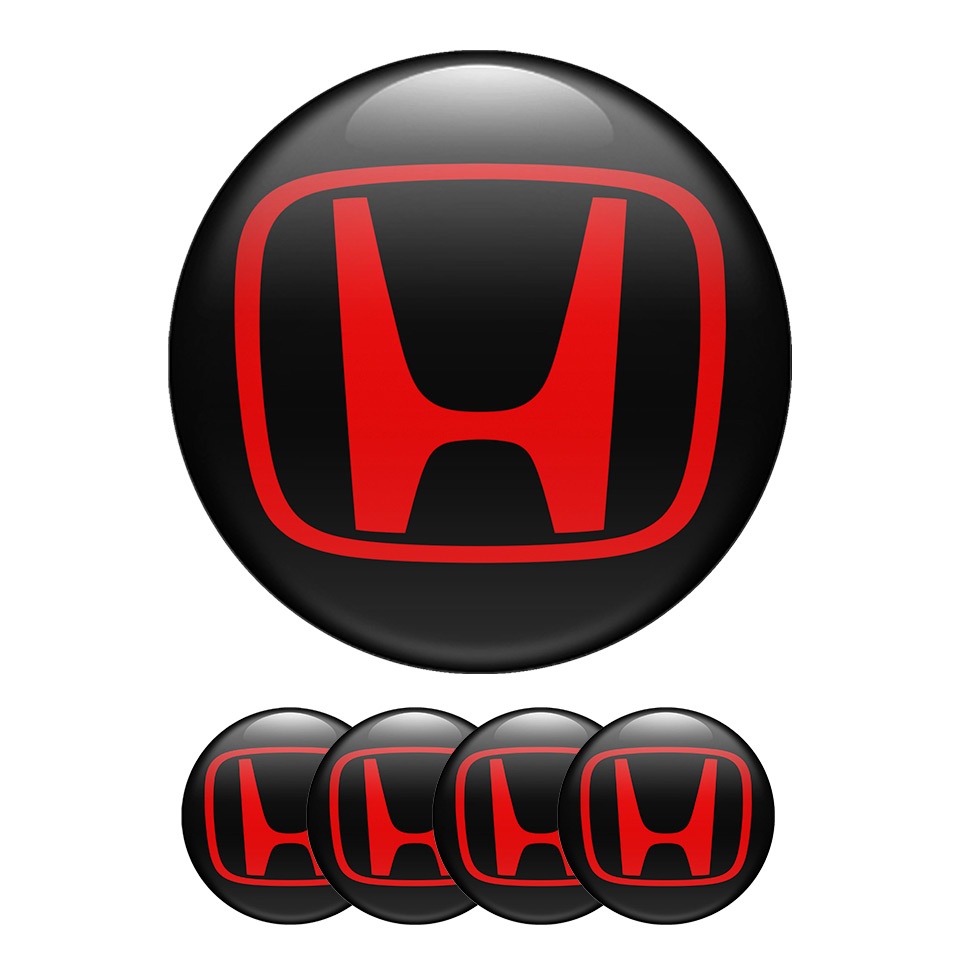 Honda Sticker Wheel Center Hub Cap Pro, Wheel Emblems