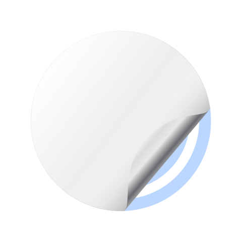 VW Wheel Center Caps Emblem 3D Blue White New Style Logo Ring