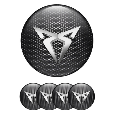 Seat Cupra Emblem for Wheel Center Caps Perforated Steel