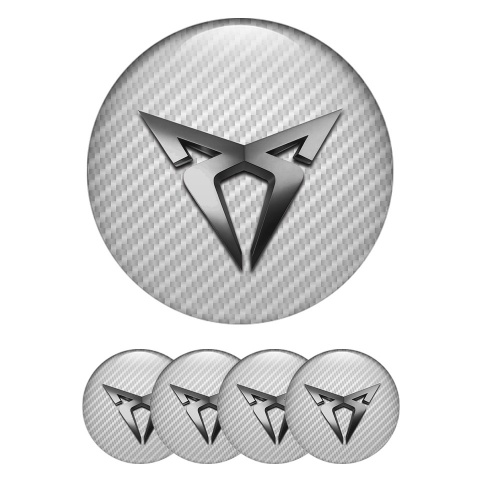 Seat Cupra Domed Stickers Light Carbon