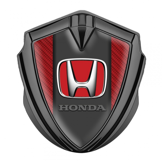 Honda Bodyside Badge Self Adhesive Graphite Red Carbon Crimson Logo