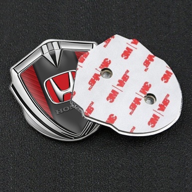 Honda Bodyside Badge Self Adhesive Silver Red Carbon Crimson Logo