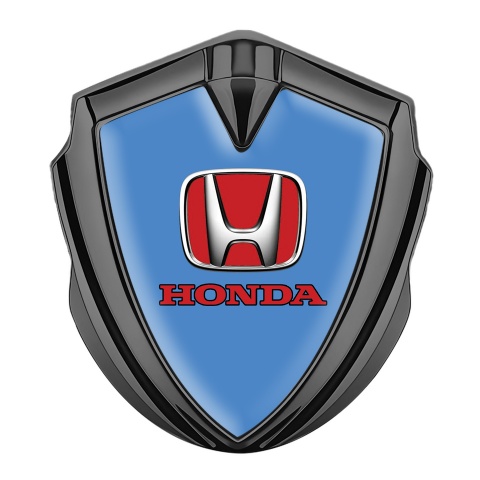 Honda Fender Emblem Badge Graphite Glacial Blue Crimson Logo