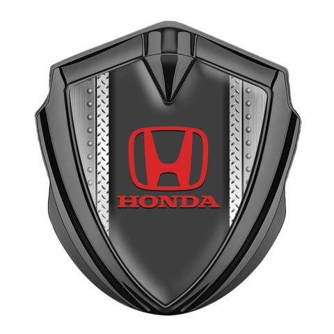 Honda Fender Metal Domed Emblem Graphite Industrial Elements Design