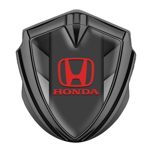Honda Bodyside Emblem Self Adhesive Graphite Side Stripes Red Logo