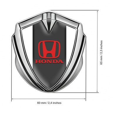 Honda Emblem Trunk Badge Silver White Pearl Red Clean Logo