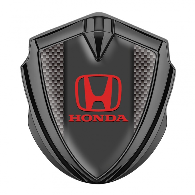 Honda Bodyside Emblem Self Adhesive Graphite Grey Carbon Crimson Logo