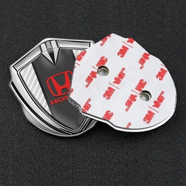 Honda Bodyside Badge Self Adhesive Silver White Carbon Crimson Design