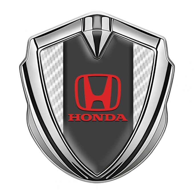 Honda Bodyside Badge Self Adhesive Silver White Carbon Crimson Design