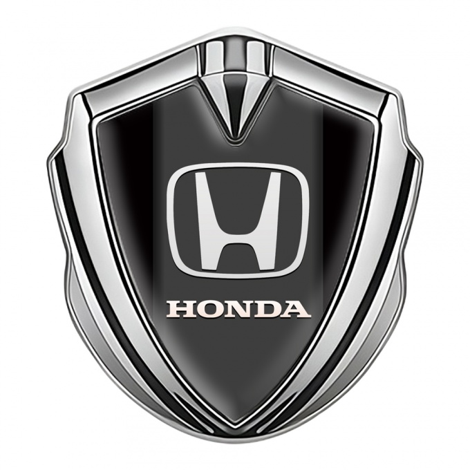 Honda Bodyside Badge Self Adhesive Silver Black White Logo Edition