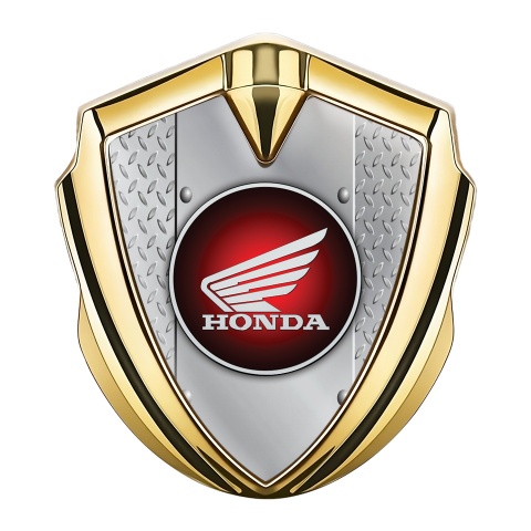 Honda Bodyside Emblem Self Adhesive Gold Industrial Crimson Design