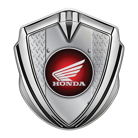 Honda Bodyside Emblem Self Adhesive Silver Industrial Crimson Design