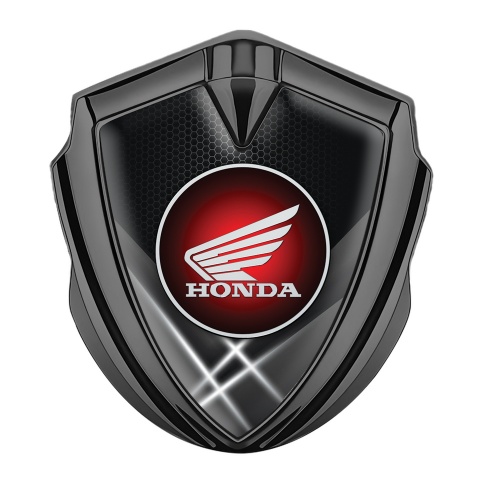 Honda Emblem Self Adhesive Graphite Light Hex Gradient Logo Design
