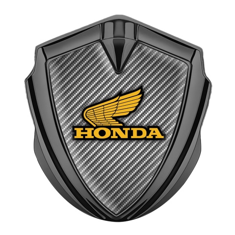 Honda Bodyside Domed Emblem Graphite Light Carbon Orange Edition