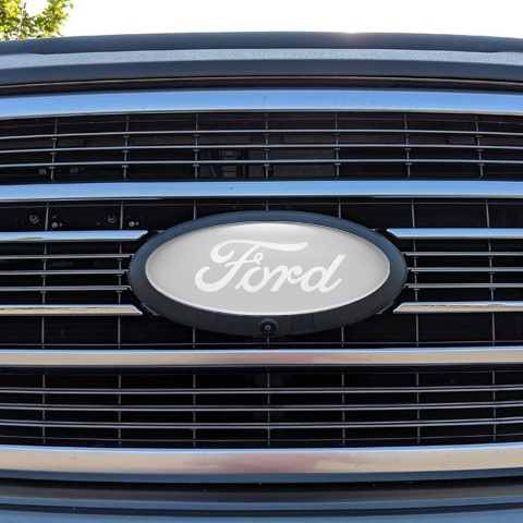 Ford Emblem Domed Sticker Classic Grey