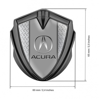 Acura Emblem Trunk Badge Graphite Treadplate Base Center Panel Design