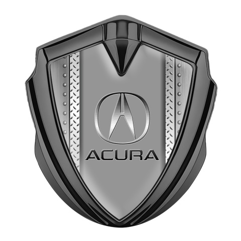 Acura Emblem Self Adhesive Graphite Industrial Template Metallic Motif