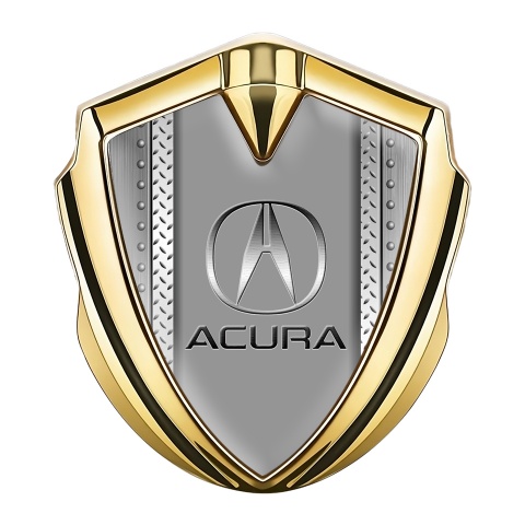 Acura Emblem Self Adhesive Gold Industrial Template Metallic Motif