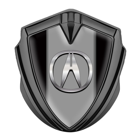 Acura Bodyside Emblem Self Adhesive Graphite Chromed Logo Effect