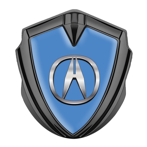 Acura Emblem Fender Badge Graphite Glacial Blue Chromatic Logo Design