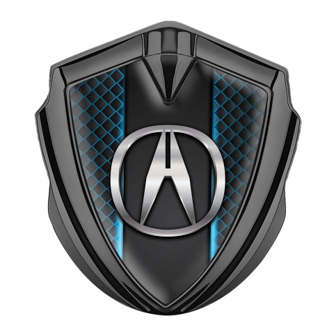 Acura Trunk Emblem Badge Graphite Blue Cells Center Console Edition