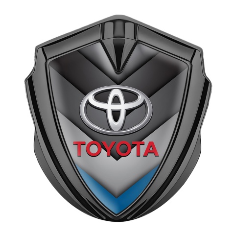 Toyota Bodyside Emblem Self Adhesive Graphite Grey Blue Element Design