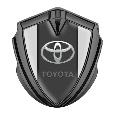 Toyota Fender Emblem Badge Graphite Moon Grey Center Pilon Oval Logo