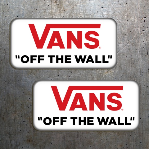 Vans Silicone Stickers Off The Wall 2 pcs