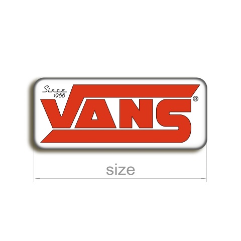 Vans Stickers Silicone Since 1966 2 pcs