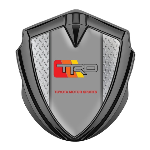 Toyota TRD Bodyside Emblem Badge Graphite Treadplate Frame Sport Design