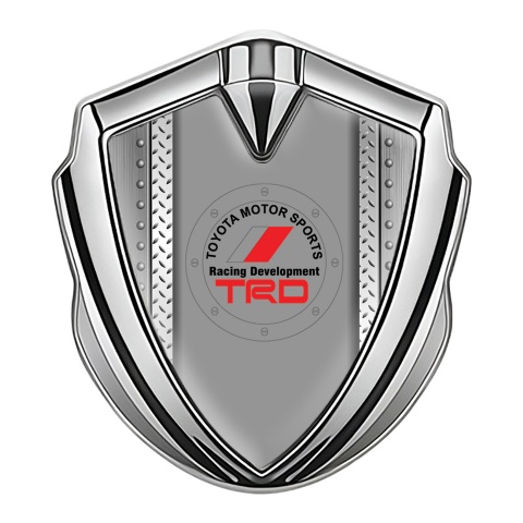 Toyota Emblem Car Badge Silver Industrial Panels Round Logo Variant