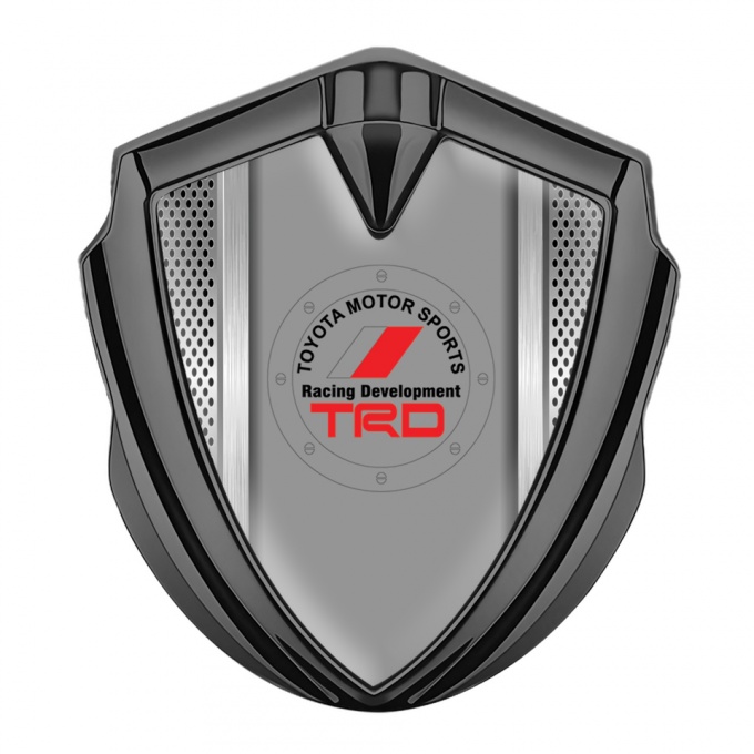 Toyota Bodyside Domed Emblem Graphite Metallic Grate Oval Sport Logo