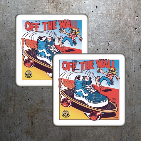Vans Domed Stickers Tales off the Wall 2 pcs