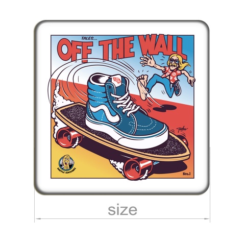 Vans Domed Stickers Tales off the Wall 2 pcs