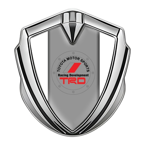 Toyota Bodyside Emblem Self Adhesive Silver Pearly White Red Logo Motif