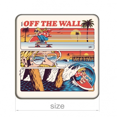 Vans Domed Stickers Tales Off the Wall Artwork 2 pcs