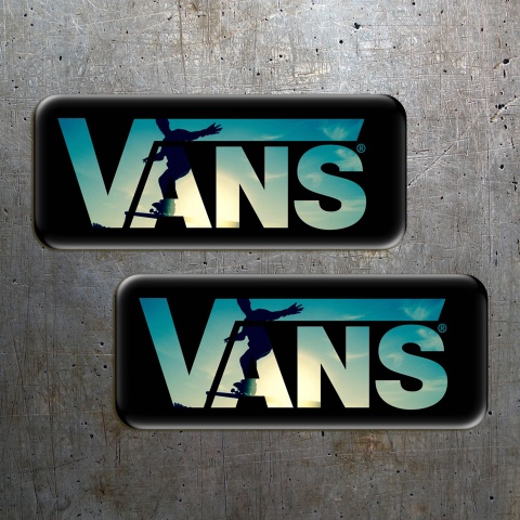 Vans Stickers Domed Sunset Skateboarding 2 pcs