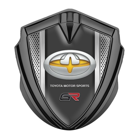 Toyota Bodyside Badge Self Adhesive Graphite Light Grate Color Logo Design
