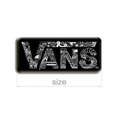 Vans Silicone Stickers Some Vnz Things Black 2 pcs