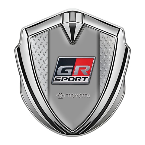 Toyota Bodyside Emblem Self Adhesive Silver Treadplate Frame Sport Logo