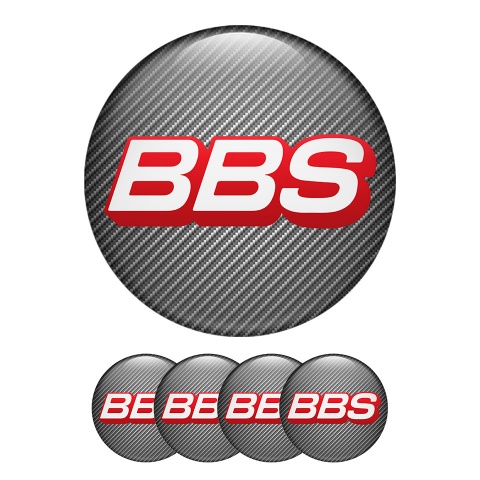 BBS Sticker Wheel Center Hub Cap Carbon Comfort