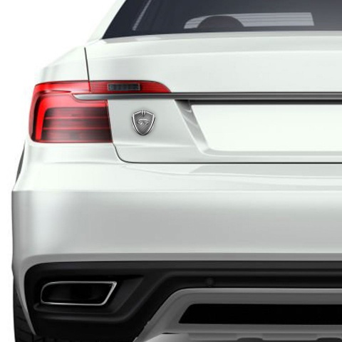 Infiniti Emblem Car Badge Silver Light Carbon Chromatic Logo Edition