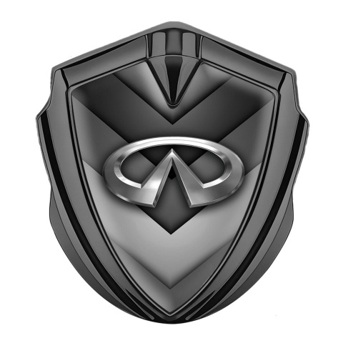 Infiniti Bodyside Emblem Self Adhesive Graphite Grey V Shaped Details Motif