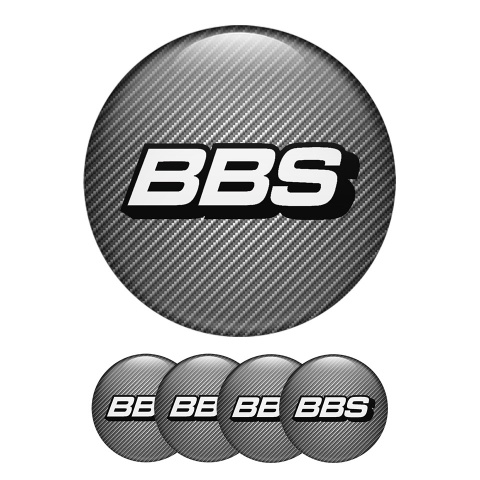 BBS Silicone Stickers Center Hub White Logo
